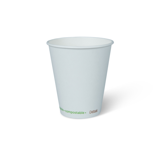 Eco single wall hot cups & CPLA lids